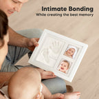 Baby Hand and Footprint Kit Quick Dry Clay Baby Footprints (Alpine White)