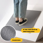 Pool Mat Non Slip Drainage Floor Mats 3x10 Ft PVC Commercial Heavy Duty Anti Slip Anti-Fatigue Pads Bathroom Garage Restaurant Patio Basement Outdoor Indoor Door Rug Entrance Mat,Blue, 3×10ft/0.9*3M