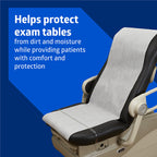 Medline Medical Exam White Crepe Table Paper, 20" x 125' and Durable for Healthcare Needs, Case of 12 Rolls