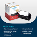 OMRON Evolv Wireless Blood Pressure Monitor for Home Use & Upper Arm Blood Pressure Cuff - #1 Doctor & Pharmacist Recommended Brand - Clinically Validated - Connect App