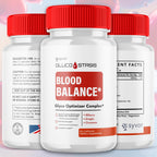 GlucoStasis Capsules, Official Gluco Stasis Blood Health Support Pills with All Natural Ingredients, Advanced Formula Supplement Pills with Max Strength Premium Vitamins for Women & Men (60 Capsules)