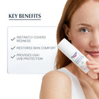 Eucerin AntiRedness Concealing Day Cream SPF30 50ml, Tinted Moisturiser for Hypersensitive Skin, Redness-Reducing Tinted SPF, Instant Soothing and Long-Lasting Skin Tint