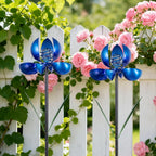 SATHGA Metal Wind Spinners Outdoor,2Pack Pinwheels for Yard and Garden, Decorative Garden Stakes for Patio,Lawn, Outdoor