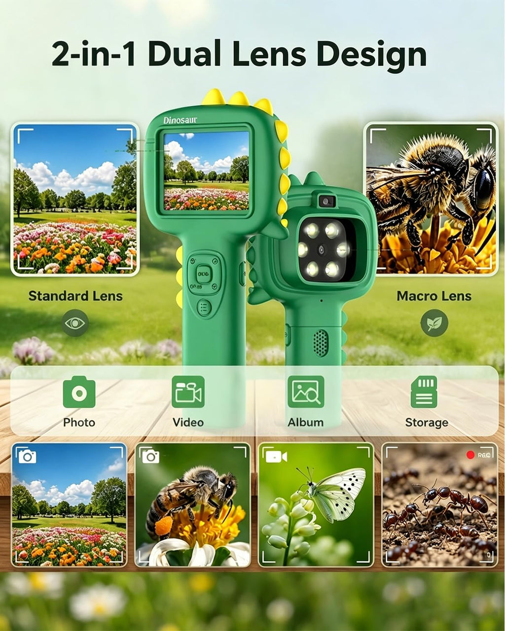 Microscope Camera for Kids Gifts Toys- Handheld Pocket Microscope Autofocus