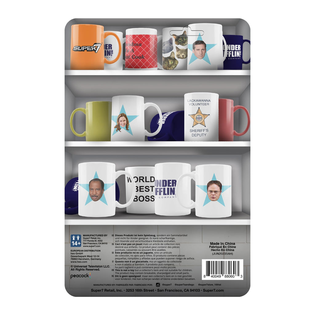 Super7 The Office Dwight Schrute (Basketball) - 3.75" The Office Action Figure with Accessory Classic TV Show Collectibles