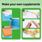 CAPSLogist Empty Capsules 000 Separated, Vegan Pill Capsules Empty 1000 Count, Vegetable Clear Gel Pill Capsule for Fill Your Supplements