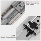 LONTAN Soft Close Drawer Slides 22 Inch Side Mount Heavy Duty Cabinet Drawer Glides 10 Pairs - Ball Bearing Full Extension Kitchen Cabinet Rails 100 LB Capacity
