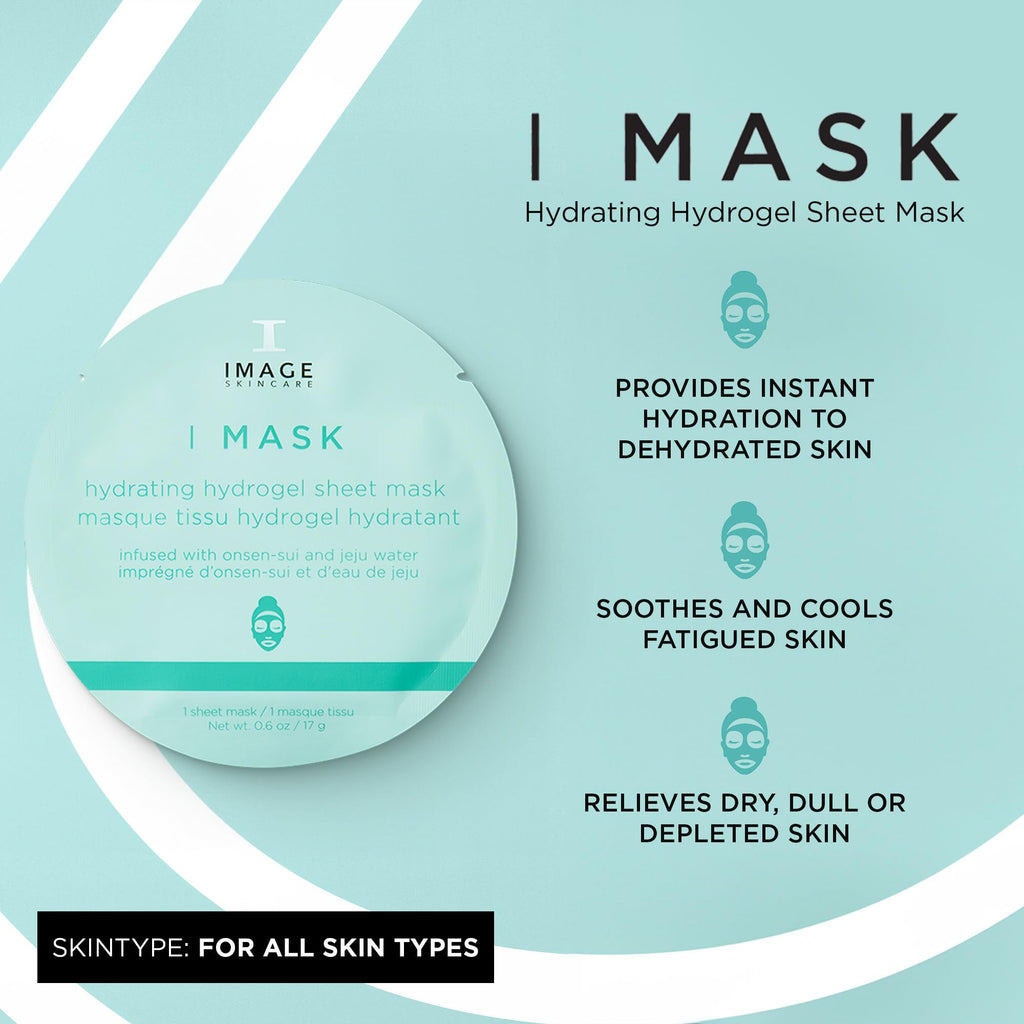IMAGE Skincare I Mask Hydrating Hydrogel Sheet Mask 5 Sheet / 5 Masque Tissu 85 g / 3 oz