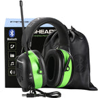 PROHEAR 033 Upgraded 5.4 Bluetooth Hearing Protection AM FM Radio Headphones, Noise Reduction Safety Earmuffs with Rechargeable 1500mAH Battery, 31dB SNR Ear Protector for Mowing Lawn,Gifts for Father