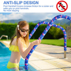 Junkin Pool Handrail Cover Swimming Pool Hand Rail Cover Slip Resistant Railing Blue Rail Grip for Swimming Hand Railing(8 ft)