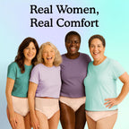 Because Premium Maximum Plus Adult Incontinence and Postpartum Bladder Leak Underwear for Women, Maximum Absorbency, Disposable, Beige, Large, 80 Count (4 Packs of 20)