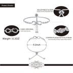 Desimtion Infinity Love Mom Bracelets for Women