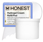 Honest Beauty Refill Pod for Full Size Hydrogel Cream, Lightweight and Moisturizing Water Cream, Gentle Sensitive Skin, Fragrance-Free, Vegan, 1.7 fl oz