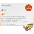 Healthycell Anti-Aging Supplement for DNA Repair and Stem Cell Health, AC-11 - Bioactive Extract of Uncaria Tomentosa (Cat’s Claw) Supports a Healthy Immune System - Vegan, Soy-Free & Gluten-Free