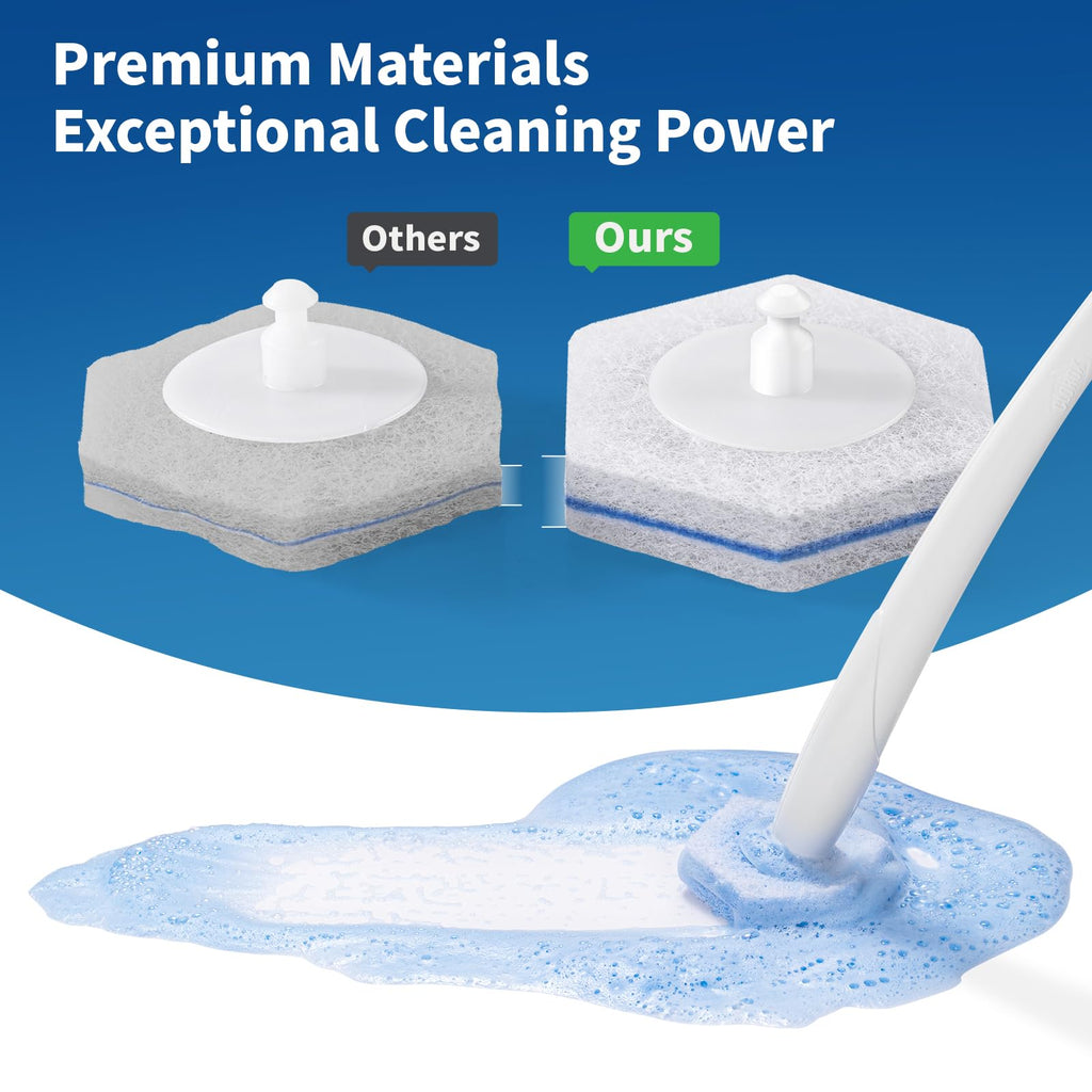 Compatible with Clorox Toilet Wand – Disposable Toilet Brush Head Refills (60 Count), Wand Not Included