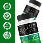 Luze Fit Detox Capsules, LuzeFit Detox Kit & Cleanse Formula Capsulas, All-Natural Premium Ingredients for Overall Health & Wellness Supplement, Loss Support Intensity Pastillas Pills (60 Capsules)