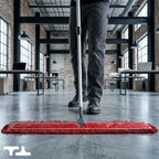 Tidy Tools 36 Inch Red Commercial Dust Mop & Floor Sweeper with Extendable Handle – Mop for Hardwood, Tile, and Concrete Floor Cleaning