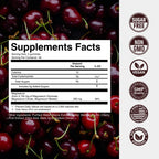 Magnesium Gummies 3in1 - Glycinate, Citrat, Malate 2150 MG High Absorption Supplement, Sugar-Free, Vegan, Chews for Men & Women, Inspired by Wellness Traditions Like Arjuna, 60 Gummies, Cherry Flavor
