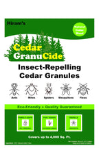 GranuCide Cedar Granules | Cedar Chips for Home & Garden | Repels Ants, Aphids, Spiders, Mosquitos | Smells Great & Easy to Use | 1 Bag (8 lbs)