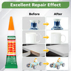 WOUSEDO 24 X 3g Super Glue Clear, Fast Drying Cyanoacrylate(CA) Glue