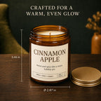 Fall and Winter Scented Candles, 4-Pack Soy Wax Gift Set, 28 oz Total