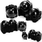 Elsjoy 30 Pack 3 Sizes Plant Root Growing Box with 120 pcs Zip Ties, Air Layering Propagation Ball Kit Reusable Tree Rooting Grafting Tools, Root Propagation Ball Set for Fast Propagation