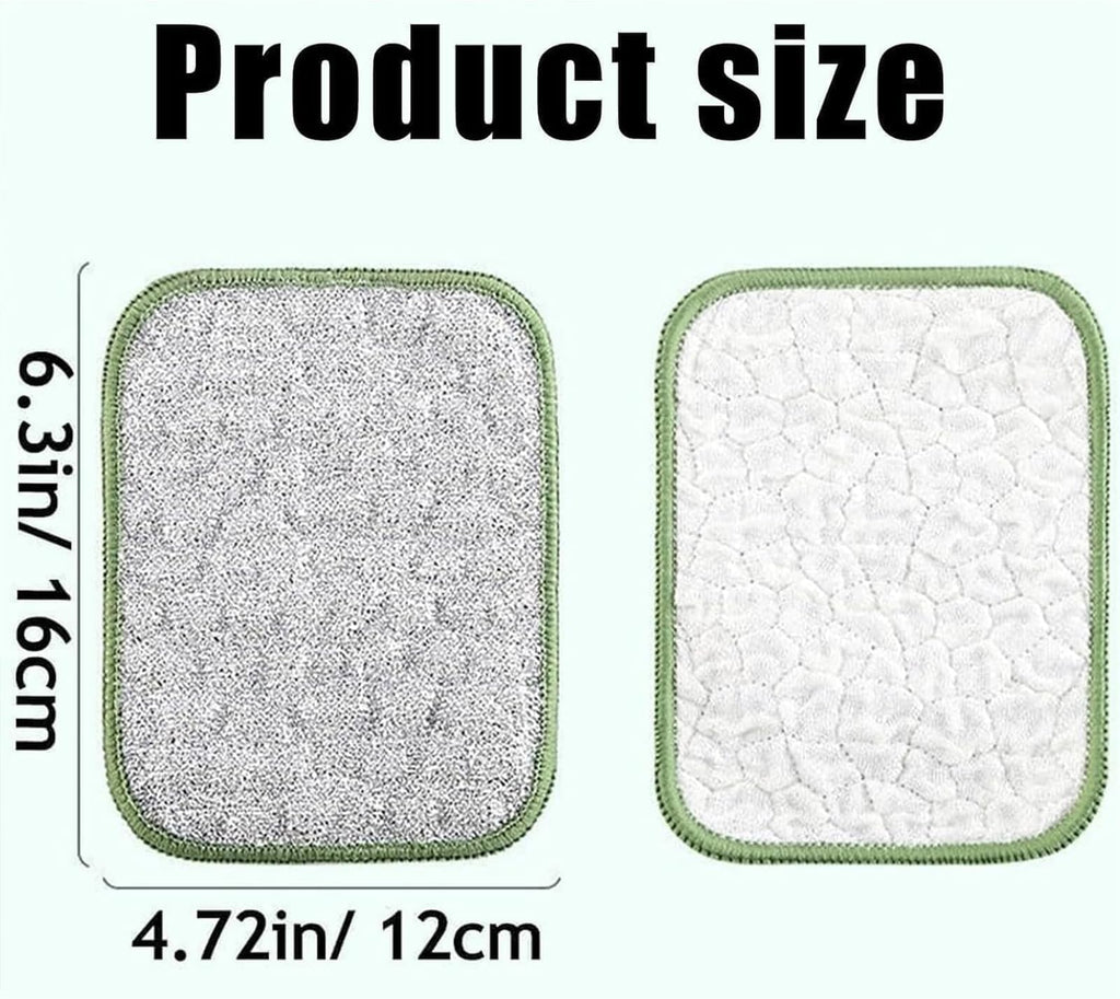 Fuiyuqa Multipurpose Wire Dishwashing Rags for Wet and Dry, Reusable Wire Miracle Cleaning Cloths, Round Wire Washing Cloth, Non Scratch Wire Dishcloth for Kitchen, Sinks, Pots, Pans (5PCS)