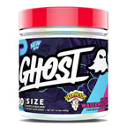 GHOST Size Muscle Builder Dietary Supplement - Warheads Sour Watermelon, 30 Servings – Support Muscle Growth & Strength Building for Men & Women - Creatine & Betaine - Free of Sugar & Gluten