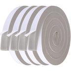 Futuwi Weather Stripping Door Seal 1 Inch W X 1 Inch T, Open Cell Foam Insulation Air Conditioner Window Seal, Total Length 26 Feet (6.5ft x 4 Rolls)