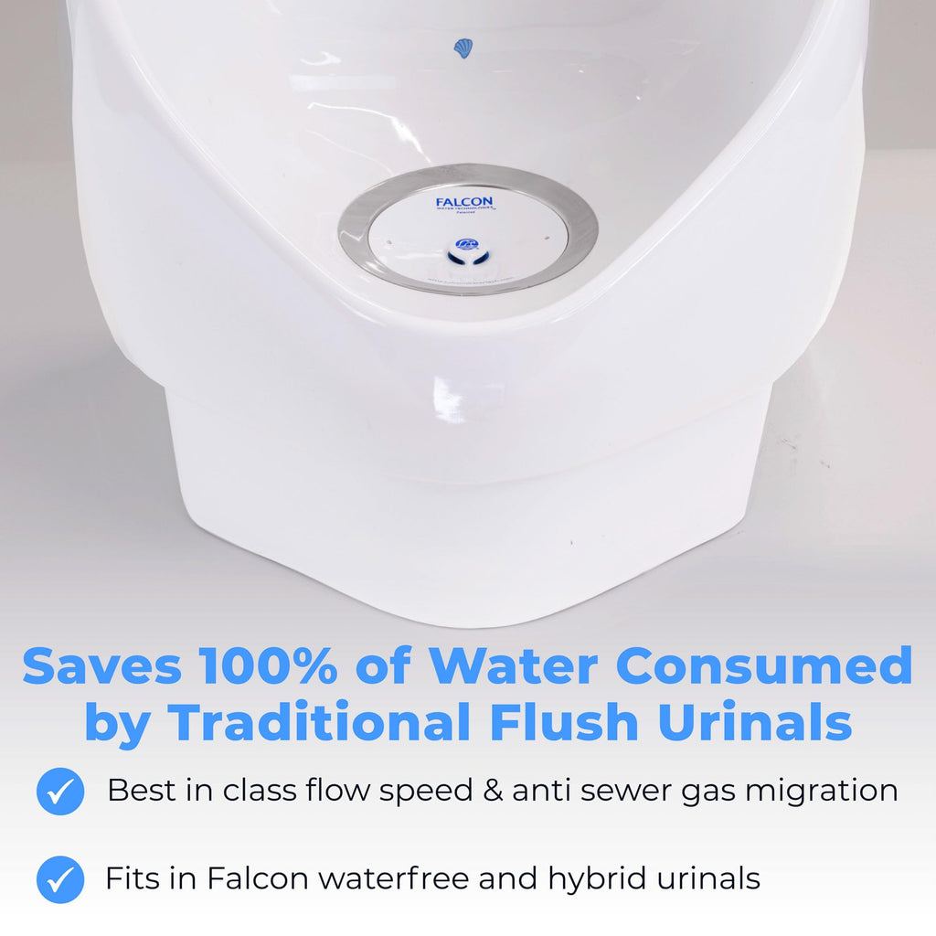 Falcon Velocity Water-Free Urinal Cartridge - Replacement Liquid Cartridge for Waterless and Hybrid Urinals (1 Pack)