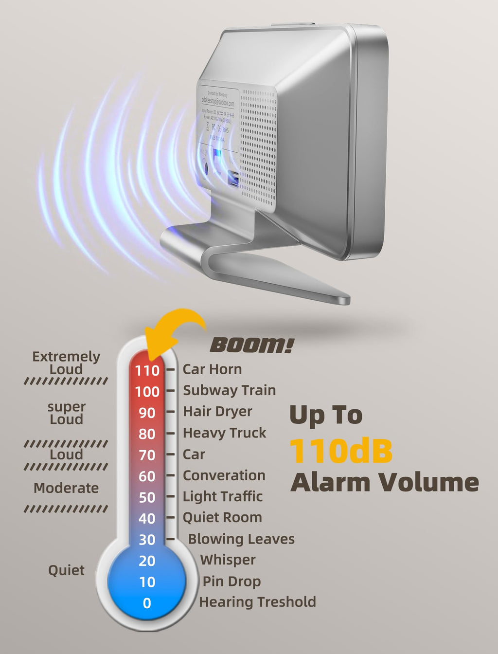Odokee Digital Alarm Clocks for Bedrooms: Easy to Read Across The Room