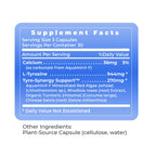 Premier Research Labs Tyrosine Matrix - L Tyrosine Supplement, L-tyrosine 944mg Capsules for Adults, Amino Acid Pills with Red Algae & Rhodiola Rosea - 90 Vegetarian Capsules