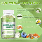 Totaria (2 Packs) Sugar Free Soursop Oil Graviola Sea Moss Gummies - Support Digestive Sleep Skin Health, Immunity & Antioxidant - Guanabana Fruit with Sea Moss, 150mg Black Seed Oil Non-GMO Vegan