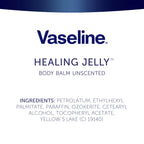 Vaseline Lotion Bundle, Cocoa Shimmer Jelly Stick Highlighter & Luminizer + All Over Body Balm Stick, Vaseline Cocoa Butter, Body Balm Skin Care Set, Petroleum Jelly for Dry Skin (4 Piece Set)