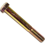 3/8-16 x 1 3/4 Hex Cap Screw, Grade 8 Coarse, Yellow Zinc - Pack of 10