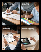 Metapen A8 Stylus Pen for iPad 2018-2026,Magnetic Attach & Palm Rejection