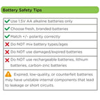 Peakeep Battery Operated Digital Alarm Clock for Bedrooms - Cordless Large Big Numbers 4 Dimmers, Auto Dimming for Seniors, Adjustable Volume Loud Alarm Clock for Heavy Sleepers Adults (Green Digits)