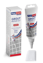 Tile Grout Repair, White 8.8 oz/250gr. Fast Drying Grout Repair Kit, Grout Filler Tube Repair Kit, Tile Grout Paint, Grout Sealer Restore and Renew Bathroom Floor, Tile Gaps, Joints, Lines