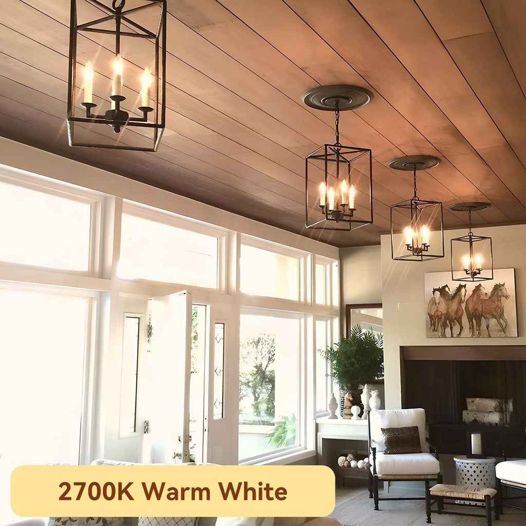 TJOY Candelabra LED Bulbs, E12 60W Equivalent Dimmable for Chandelier Light