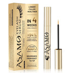 Eyelash Growth Serum – 15 Plant Extracts for Longer, Denser & Robust Lashes, Boosts Natural Lash Development, Enhances Natural Beauty, Hypoallergenic & Oil Free(Bright Gold)