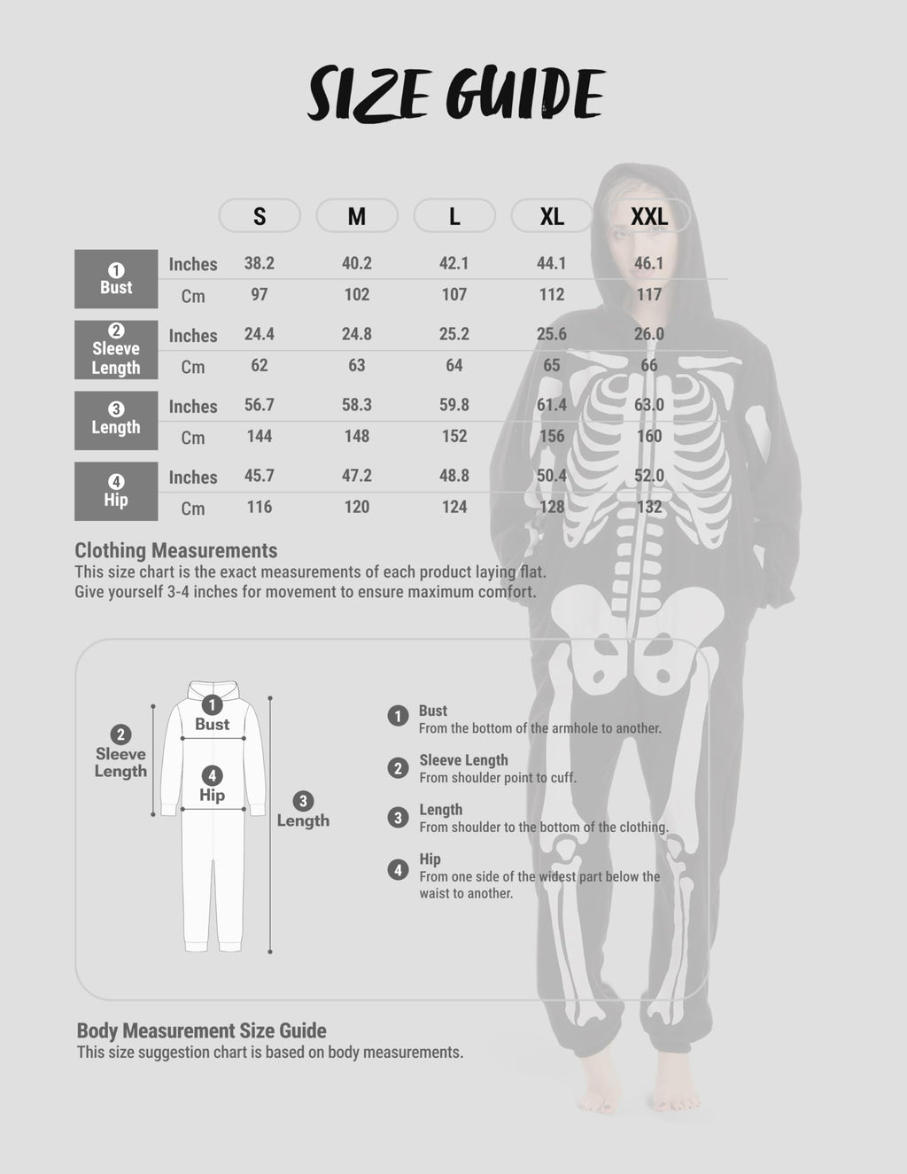 Spooktacular Creations Halloween Skeleton Costume, Adult Skeleton Costume, Unisex Adult Jumpsuit Plush Hoodie Zipper Jumpsuit for Men Women Halloween Dress-up Cosplay Themed Parties Black