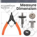 Worm Gear Kit 9706529, 9709511, 9703337, 9709231 Compatible With Whirlpool/KitchenAid 5QT & 6QT Stand Mixer with Worm Gear, Food Grade Grease, Retaining Ring Pliers, Mixer Bevel Gear Kit etc