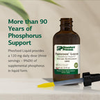 Standard Process Phosfood Liquid - Phosphorus Supplement for Nutritional Balance - Gluten-Free, Vegan & Non-Soy - 60 mL (2 fl oz)