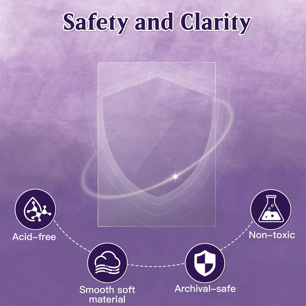 2400 Perfect Fit Sleeves,Inner Clear Card Sleeves Perfect Fit for Double Sleeving,60-Microns Ultra Clear Protection,High Clarity Trading Card Sleeve Compatible with MTG, TCG, Game,Sport Cards