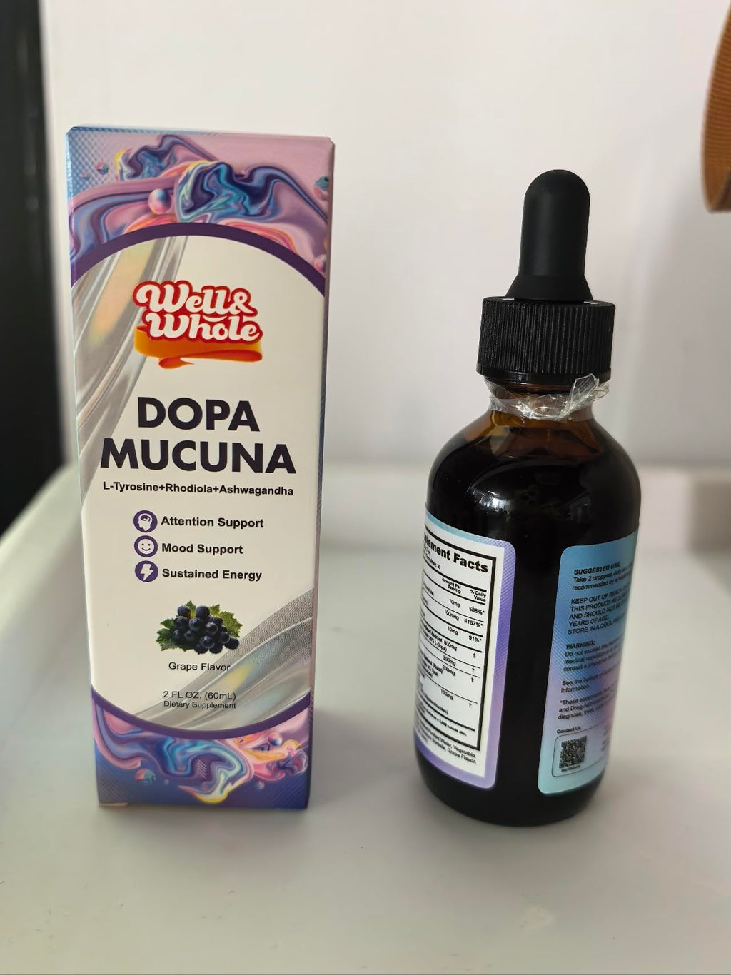 Mucuna Pruriens Liquid, Sugar-Free, 60mL