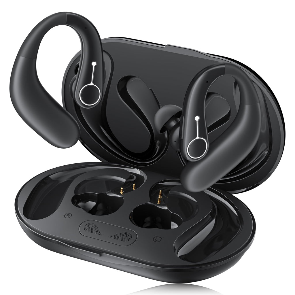 Hearing Aids, OTC Hearing Aids for Seniors with Bluetooth, Hearing Aid Rechargeable with Noise Cancellation, Hearing Amplifier for Moderate Hearing Loss (Black)