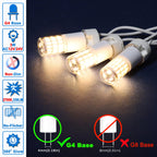 Ziomitus G4 3W LED Landscape Light Bulbs 12V-24V Warm White 2700K,G4 20 Watt 25W 30W T3 Halogen Replacement,Low Voltage T3 JC Bi-pin Bulb for RV Boat Yacht Courtyard Path,No Flicker,330 LM(10Pack)