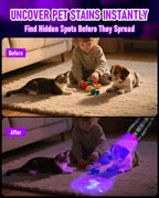 ULTRAFIRE UV Flashlight 395-405 nm Led Blacklight for Curing UV Glue, Leak Detector, Pet Urine Stain