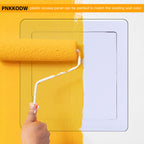 PNKKODW Plastic Wall & Ceiling Access Panel, 14 x 14 Inch, Reinforced Hinged, Removable, White