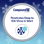 Compound W Nitro Freeze Wart Remover, Nitrous Oxide Wart Removal Pen with 5 Replacement Tips